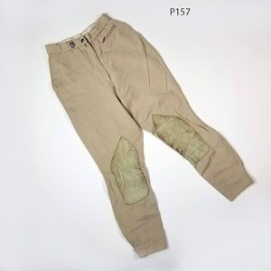 P157 Ladies TAN Pikuer Riding Pants USED 28L
